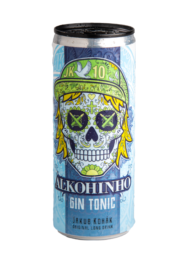 Alkohinho Gin & Tonic 7,2% alk. 250ml