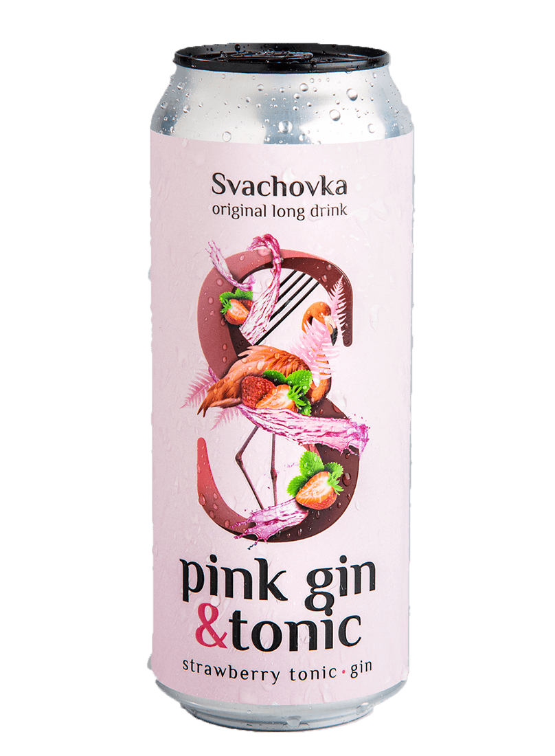 Pink Gin & Tonic Svachovka 7,2% alk. 500ml