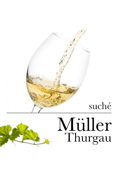 Müller Thurgau suché (stáčené včetně lahve) 1l sklo