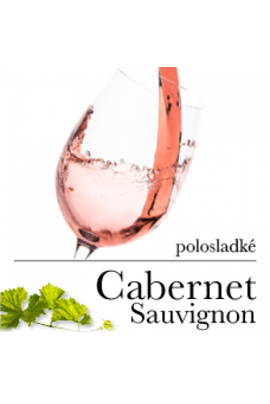 Cabernet Sauvignon rosé polosladké (stáčené včetně lahve) 2l PET