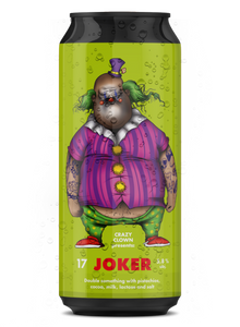 Crazy Clown Joker White Porter 17